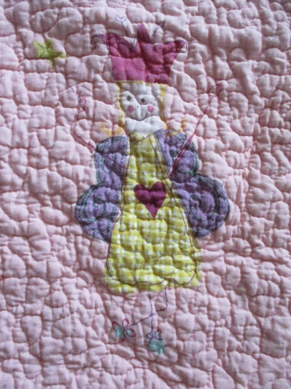 LAURA ASHLEY KIDS PATCHWORK PRINCESS QUILT Bedding Cover Throw PINK